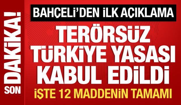 Son Dakika: Terörsüz Türkiye yasası Meclis'te kabul edildi: İşte 12 maddenin tamamı