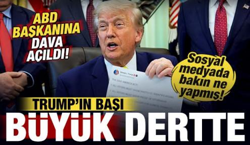 Trump'ın başı büyük dertte: ABD Başkanına dava açıldı! Sosyal medyada bakın ne yapmış