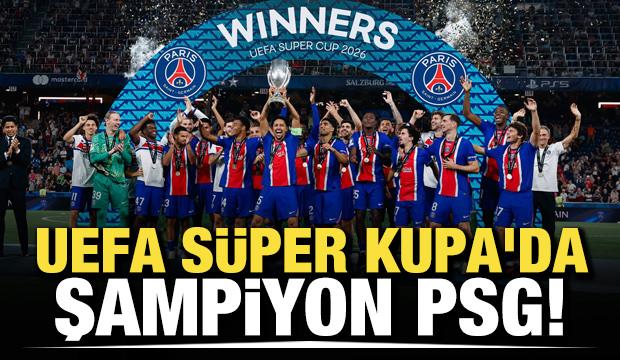 UEFA Süper Kupa'da şampiyon PSG!