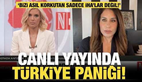 Yunan canlı yayınında panik itirafı: Bizi asıl korkutan İHA'lar değil