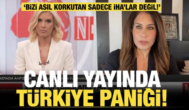Yunan canlı yayınında panik itirafı: Bizi asıl korkutan İHA'lar değil