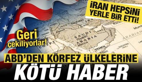 ABD'den Körfez ülkelerine kötü haber! İran hepsini yerle bir etti! Geri adım atıyorlar