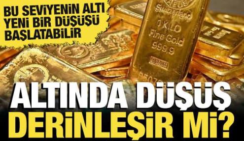 Altın yatırımcısına kritik uyarı: 4.300 doların altına dikkat!