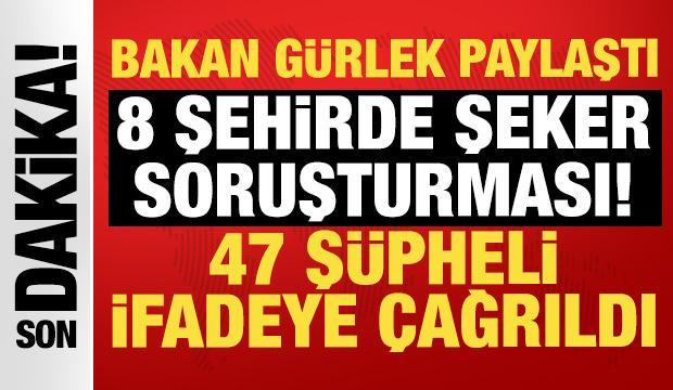 Bakan Gürlek açıkladı: 47 şüpheli için harekete geçildi