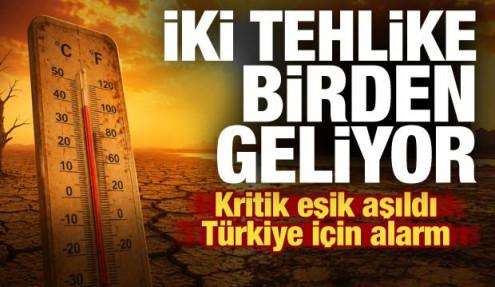 Çifte iklim felaketine hazır olun! Türkiye'ye rekor sıcaklar geliyor