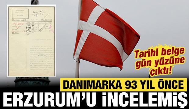 Danimarka 93 yıl &ouml;nce Erzurum'u incelemiş: Tarihi belge g&uuml;n y&uuml;z&uuml;ne &ccedil;ıktı!