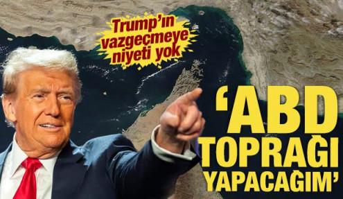 Donald Trump skandal Hürmüz açıklamasını yineledi: ''ABD toprağı ilan edeceğiz''