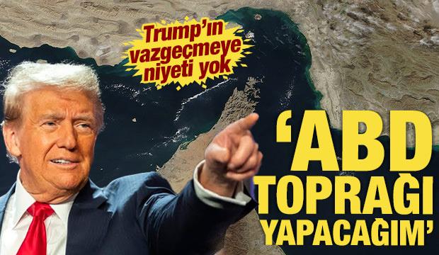 Donald Trump skandal Hürmüz açıklamasını yineledi: ''ABD toprağı ilan edeceğiz''