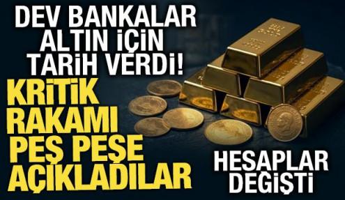 Dünya devlerinden yeni altın tahmini: 2027 yılı için 5 bin 600 dolar masada
