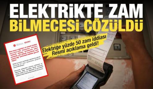 'Elektriğe zam geliyor' iddialarına DMM'den açıklama gecikmedi!