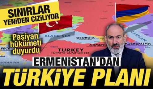 Ermenistan'dan Türkiye planı! Paşinyan hükümeti duyurdu! Sınırlar yeniden çiziliyor