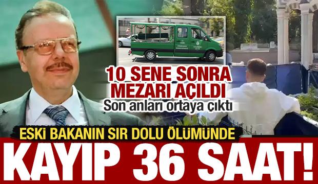 Eski bakan Denizolgun'un ölümünde kayıp 36 saat: 10 sene sonra mezarı açıldı!