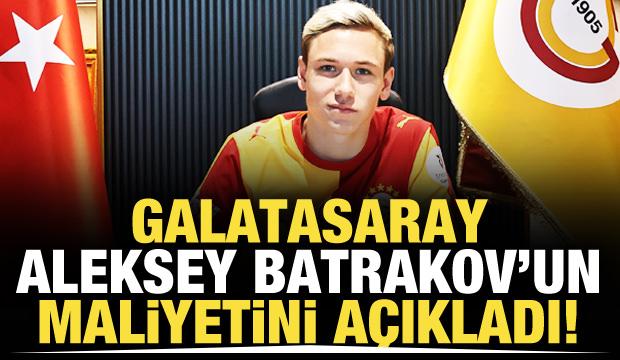 Galatasaray Batrakov'un maliyetini a&ccedil;ıkladı!