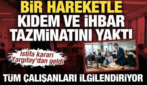 İstifa kararı Yargıtay'dan geldi: Bir e-posta kıdem ve ihbar tazminatını yaktı