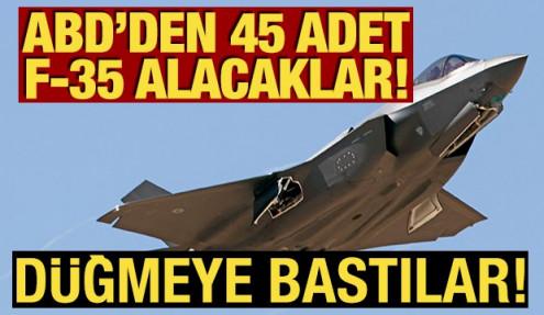 Kanada düğmeye bastı! ABD'den 45 adet F-35 alacaklar