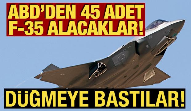 Kanada düğmeye bastı! ABD'den 45 adet F-35 alacaklar