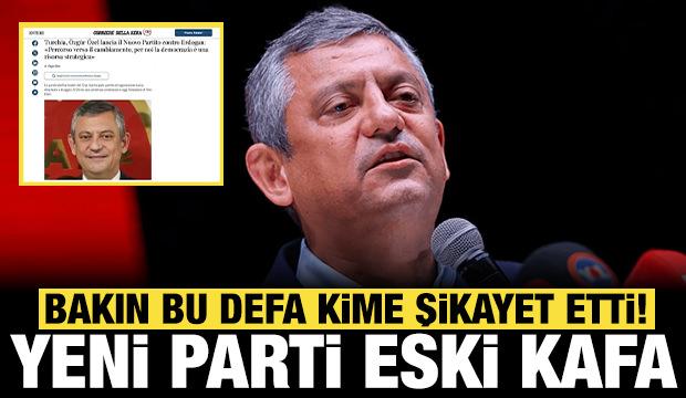 Özgür Özel huyundan vazgeçmedi: Bakın bu defa kime şikayet etti