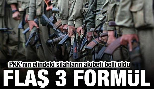 PKK'nın elindeki silahların akıbeti belli oldu: Dikkat çeken 3 formül