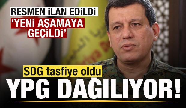 Resmen ilan edildi! SDG tasfiye oldu YPG dağılıyor