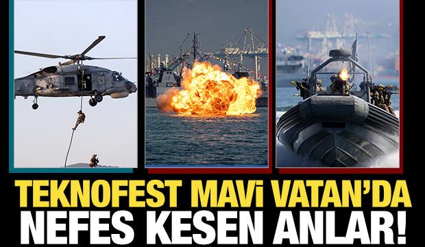 TEKNOFEST Mavi Vatan'da nefes kesen görüntüler!