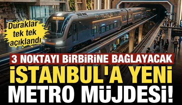 Trafiğe nefes aldıracak dev proje: 14 duraklı yeni metro hattı geliyor