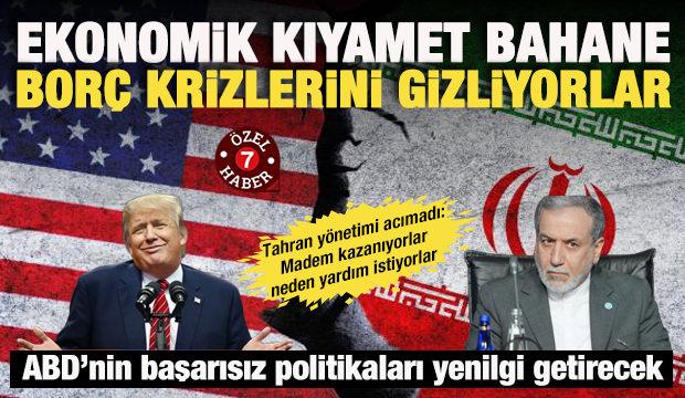 Trump'tan ekonomik kıyamet tehdidi! Tahran: Kendi borç krizlerini gizlemeye çalışıyorlar