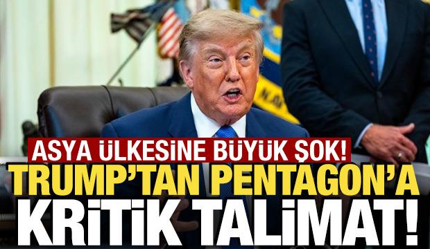 Trump'tan Pentagon'a kritik talimat! Güney Kore'ye şok