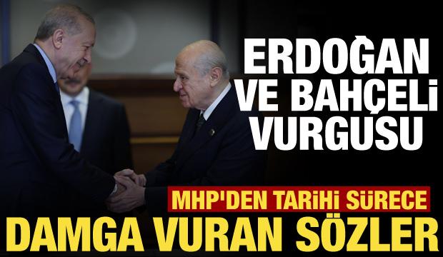 Türkiye'de tarihi dönüm noktası! MHP'den Erdoğan ve Bahçeli mesajı...