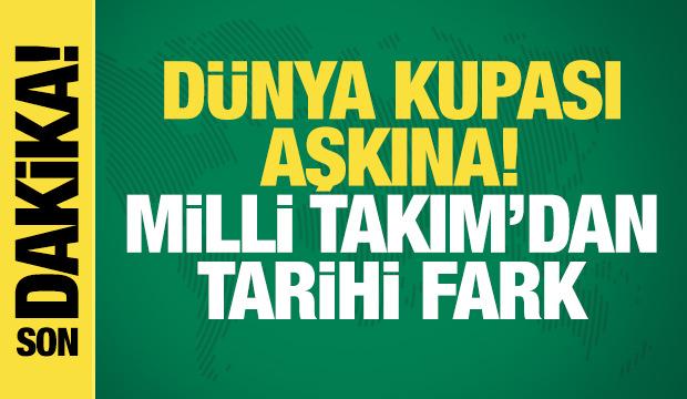 Dünya Kupası aşkına! Milli Takım'dan tarihi fark