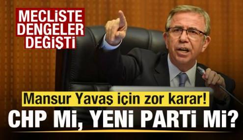 ABB Meclisi'nde dengeler değişti! Mansur Yavaş'ı zora sokan tablo! CHP mi, Yeni Parti mi?