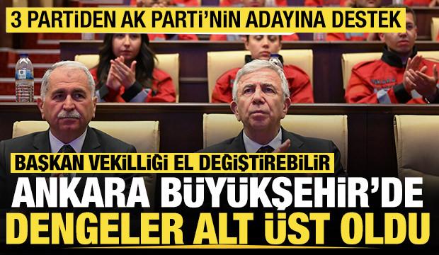 Ankara Büyükşehir'de Başkan Vekili değişebilir: 3 partiden AK Parti'nin adayına destek
