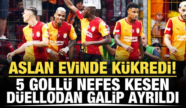 Aslan evinde kükredi! 5 gollü düellodan galip çıktı