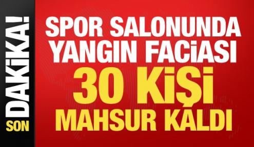 Batman’da spor salonunda yangın faciası: 30 kişi mahsur kaldı
