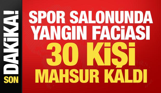 Batman’da spor salonunda yangın faciası: 30 kişi mahsur kaldı