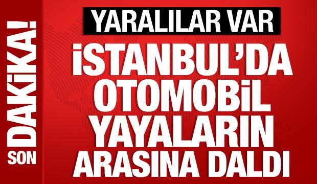 Beykoz’da otomobil yayaların arasına daldı; yaralılar var 