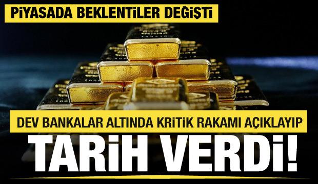 Dev bankalardan peş peşe altın açıklaması! Tarih ve rakam verdiler! İşte yeni beklenti...