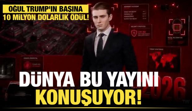 Dünya bu yayını konuşuyor! Oğul Trump'ın başına 10 milyon dolarlık ödül! 