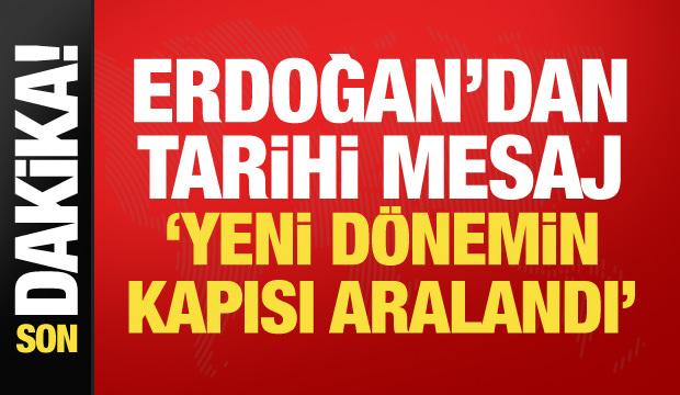 Erdoğan’dan 30 Ağustos’ta tarihi mesaj: Yeni bir dönemin kapısı aralandı