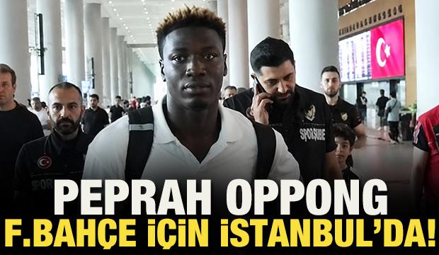 Fenerbahçe işi bitirdi! Kojo Peprah Oppong İstanbul'a geldi
