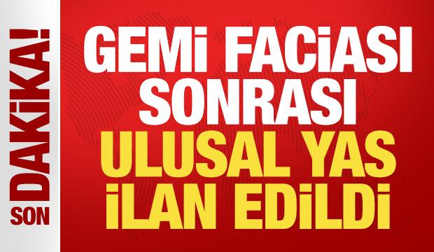 Girne'deki gemi faciası sonrası KKTC'de 3 günlük ulusal yas ilan edildi!