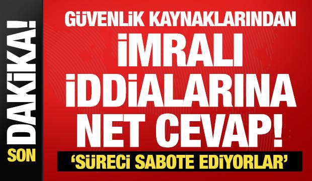 Güvenlik kaynaklarından 'İmralı' iddialarına yalanlama! 'Görüşme ve tutanak yok'
