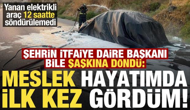 İtfaiye daire başkanı şoke oldu: B&ouml;ylesini ilk kez g&ouml;rd&uuml;m!