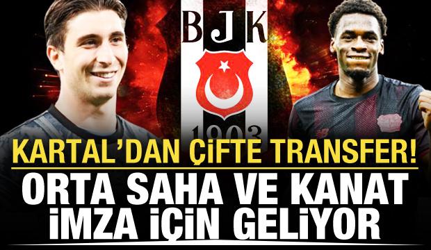 Kartal'dan &ccedil;ifte transfer! Orta saha ve kanat imzaya geliyor