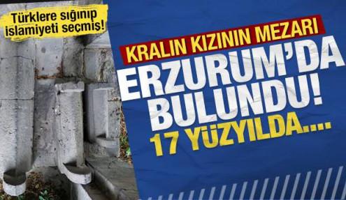 Kralın kızının mezarı Erzurum'da bulundu! 17. yüzyılda...