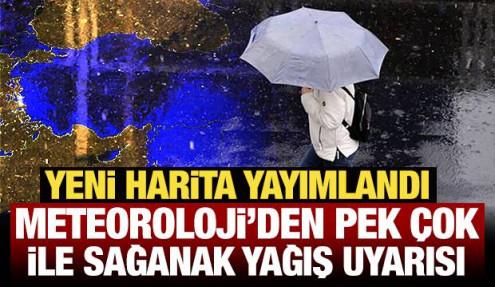 Meteoroloji'den pek çok ile sağanak yağış uyarısı