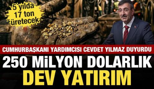 Mollakara Altın Madeni açıldı! Her yıl tonlarca üretilecek