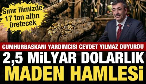 Mollakara Altın Madeni açıldı! Her yıl tonlarca üretilecek