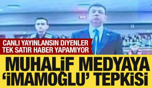 Muhalif medyaya 'İmamoğlu' tepkisi: Canlı yayınlansın diyenler, tek satır haber yapamıyor