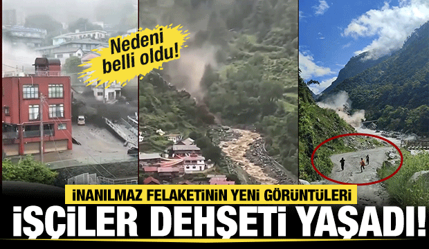 Nepal'deki sel felakatinin yeni görüntüleri ortaya çıktı!