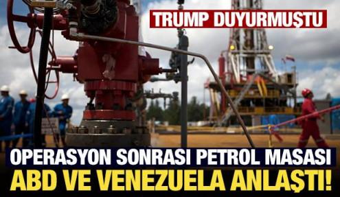 Operasyon sonrası petrol masası: ABD ve Venezuela anlaştı!